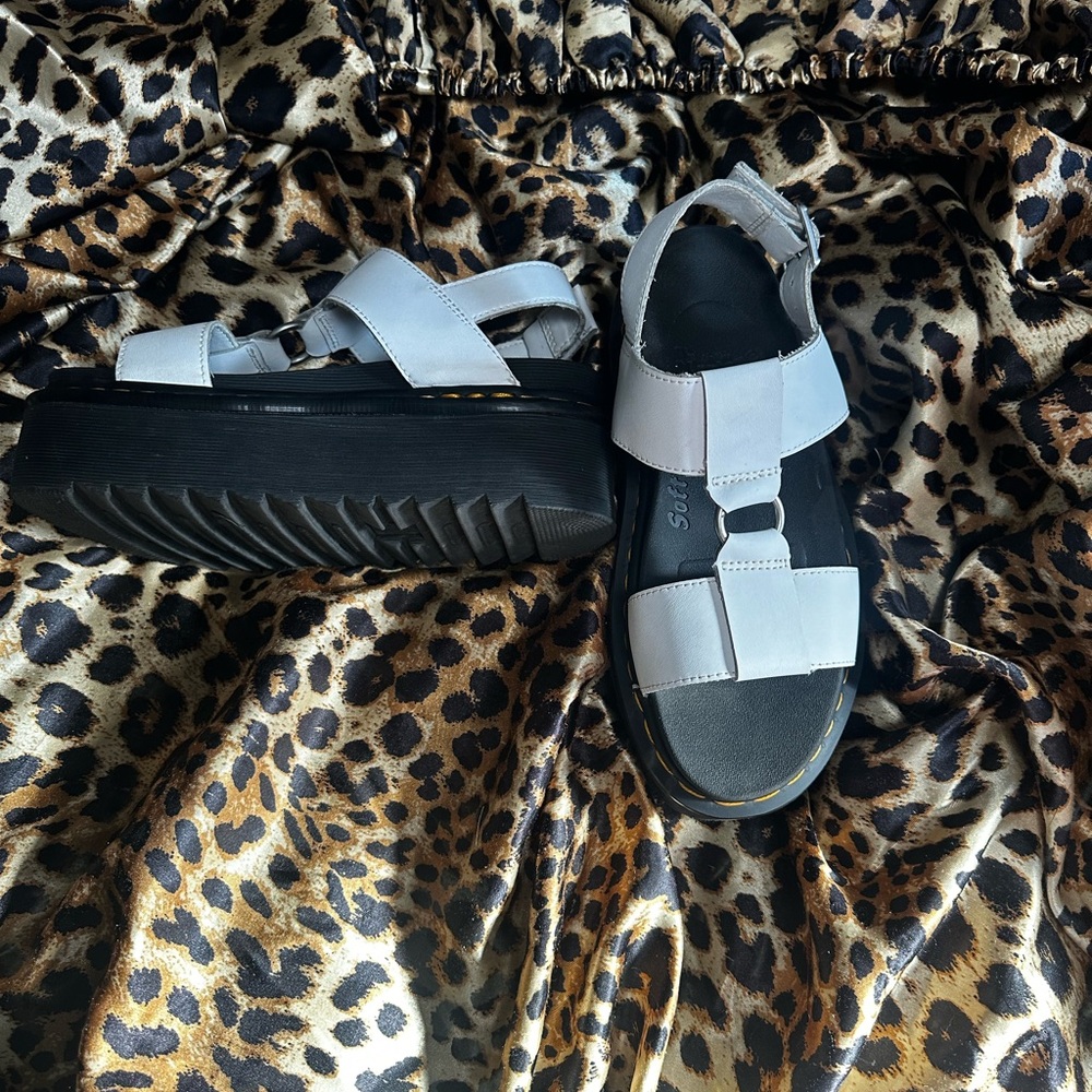 Dr. Marten Francis platform sandal.